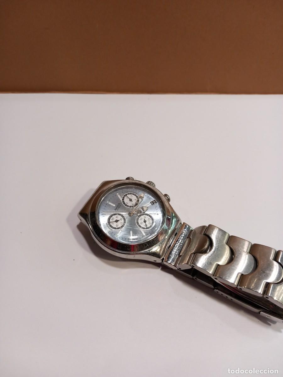 Relojes - Swatch: SWATCH RELOJ CRONO CON SU CORREA ORIGINAL (G) - Foto 3