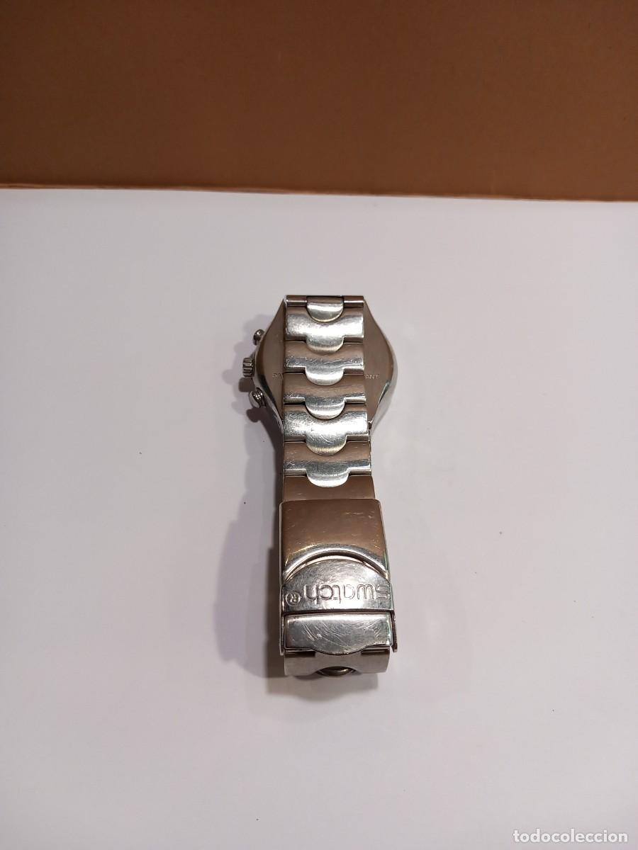 Relojes - Swatch: SWATCH RELOJ CRONO CON SU CORREA ORIGINAL (G) - Foto 5