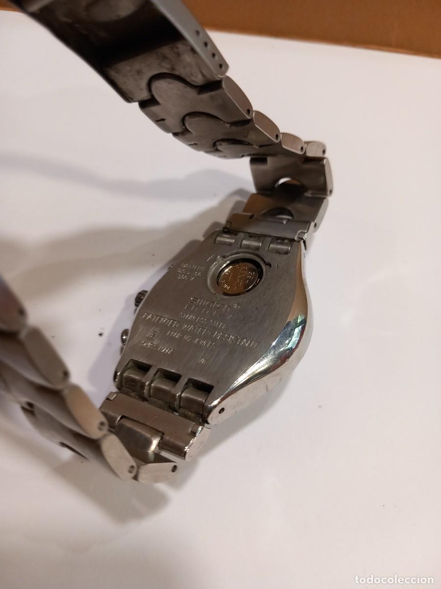 Relojes - Swatch: SWATCH RELOJ CRONO CON SU CORREA ORIGINAL (G) - Foto 10