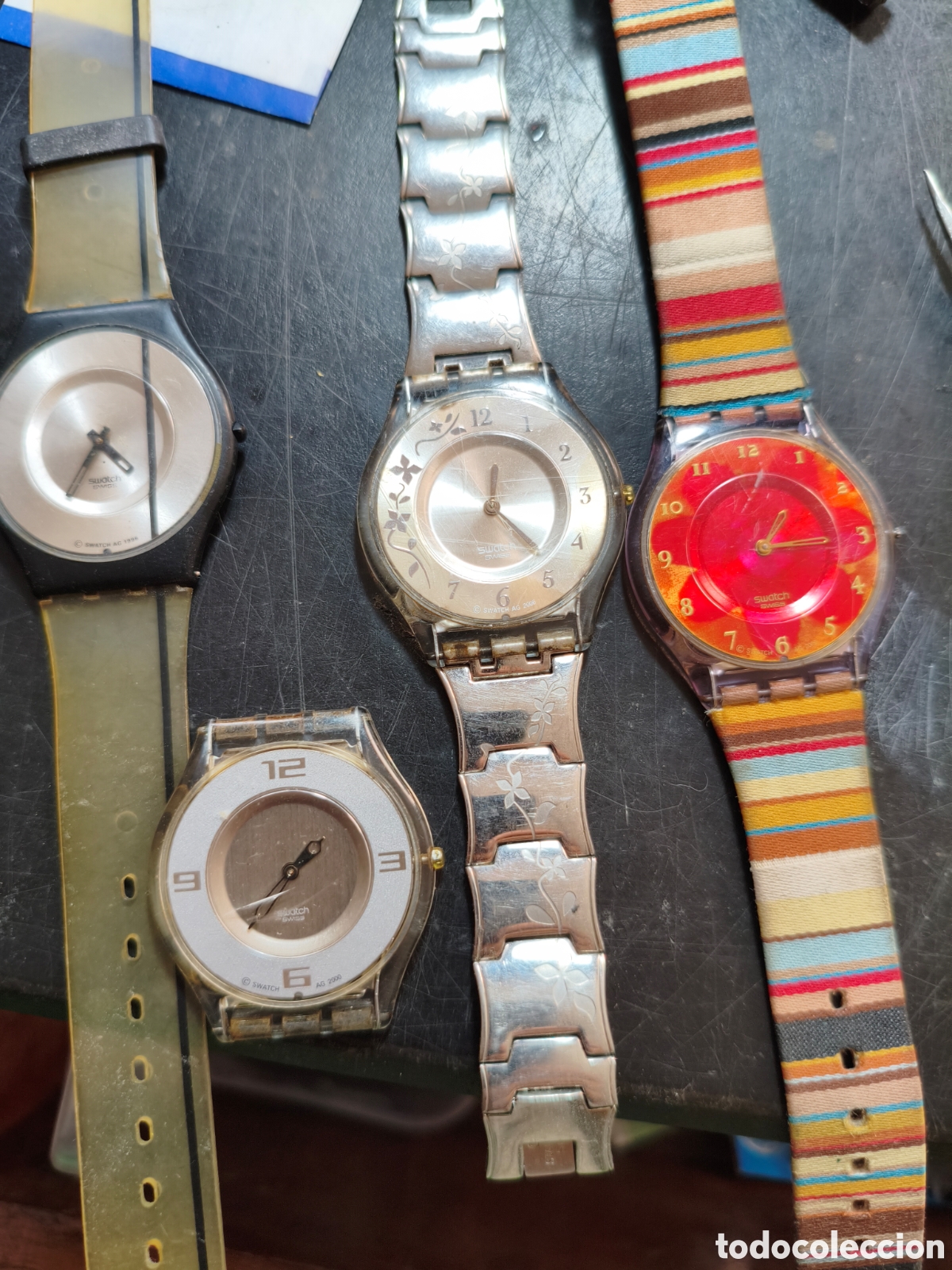 Relojes - Swatch: Lote relojes Swatch retro