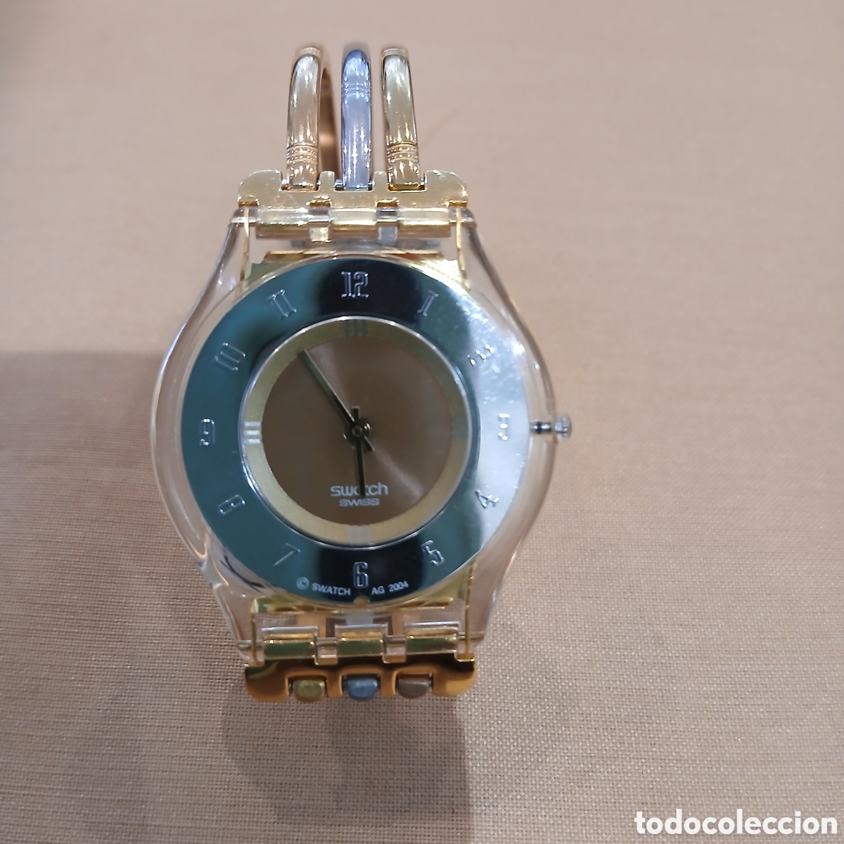 Relojes - Swatch: Precioso reloj swach try gold