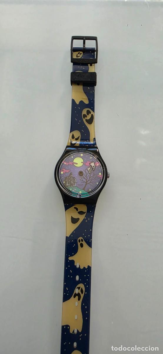 Relojes - Swatch: Precioso reloj swatch edicion especial halloween 1999 brilla en la oscuridad