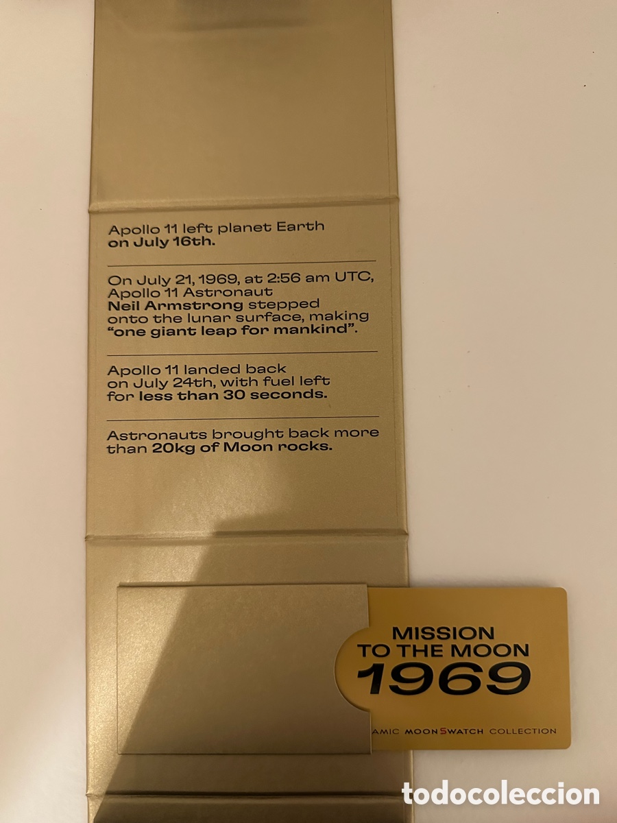 Relojes - Swatch: Omega x Swatch MoonSwatch Mission to the Moon 1969 Oro Ed. Limitada