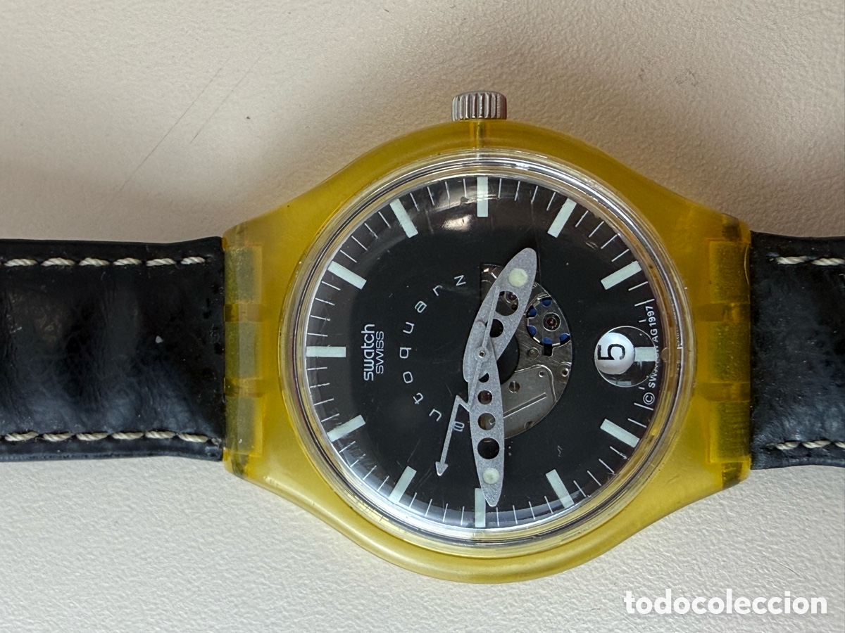Relojes - Swatch: Reloj pulsera Swatch autoquartz a&ntilde;o 1997. Stk 400. Pieza rara