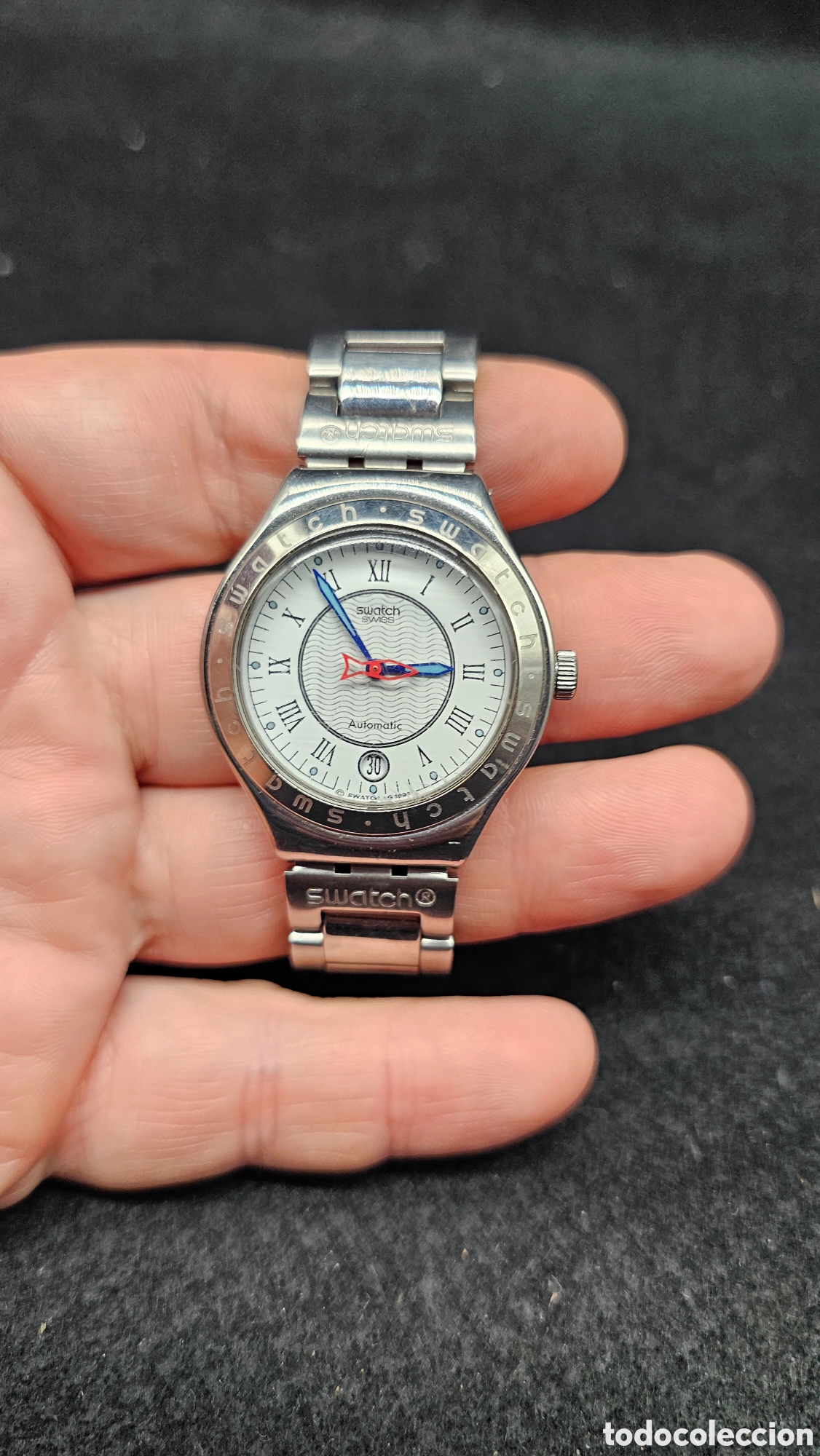 Relojes - Swatch: Reloj autom&aacute;tico Swatch perfecto funcionamiento - Foto 4