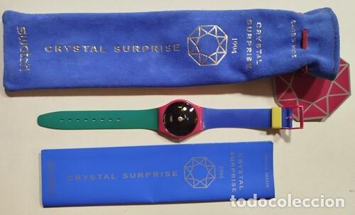 Relojes - Swatch: SWATCH CRYSTAL SURPRISE (ref. GZ129) de 1994. Collector Special, con presentaci&oacute;n especial