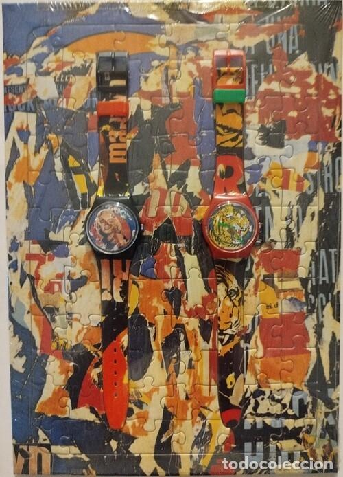 Relojes - Swatch: SWATCH MIMMO ROTELLA: MARILYN & BENGALA (ref. GZS04) de 1994. Artist Special...