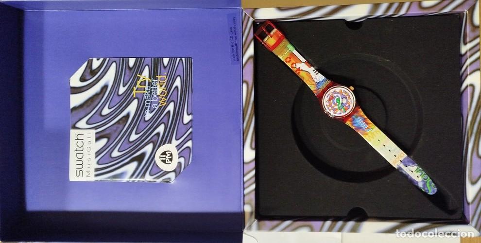 Relojes - Swatch: SWATCH 11 PM (ref. SLZ103) de 1995. MusiCall Special realizado con Paulo Mendon&ccedil;a...