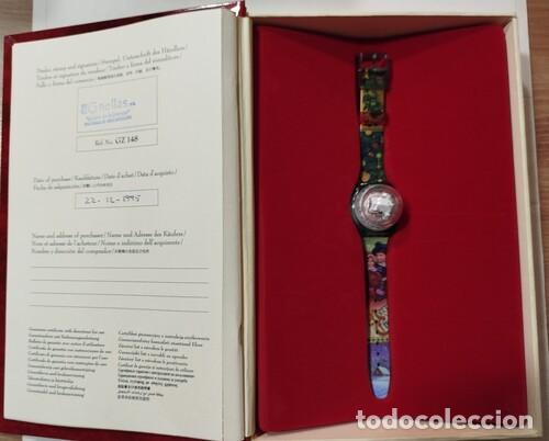 Relojes - Swatch: SWATCH MAGIC SPELL (ref. GZ148) Christmas Special de 1995. Ejemplar n&ordm; 00315/29.876...
