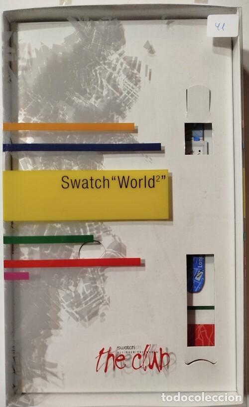 Uhren - Swatch: SWATCH WORLD&sup2; (ref. SUAZ100PACK) de 2001. Presentaci&oacute;n Swatch The Club ...