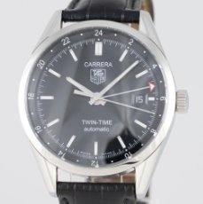 Relojes - Tag Heuer: TAG HEUER CARRERA TWIN TIME AUTOMATIC REF: WV2115. Lote 371008206