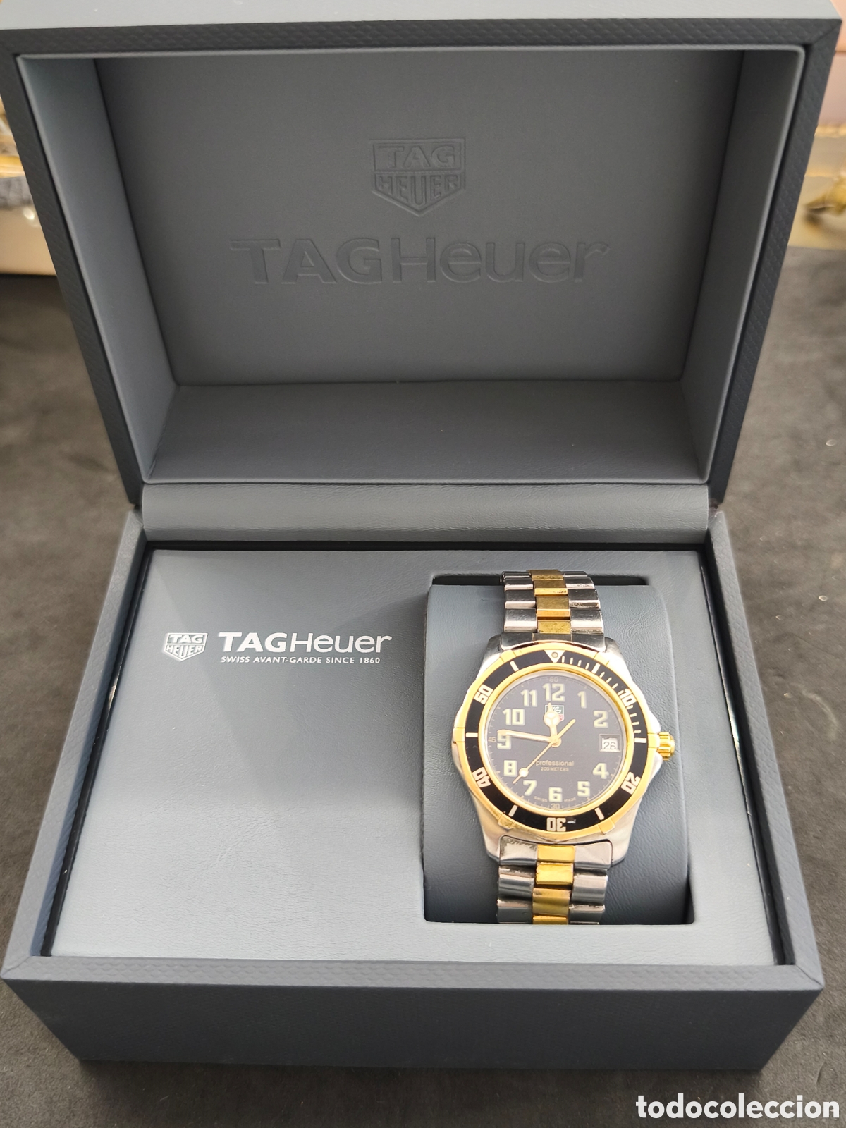 Relojes - TAG Heuer: Reloj Tag heuer profesional 200 meters, funciona