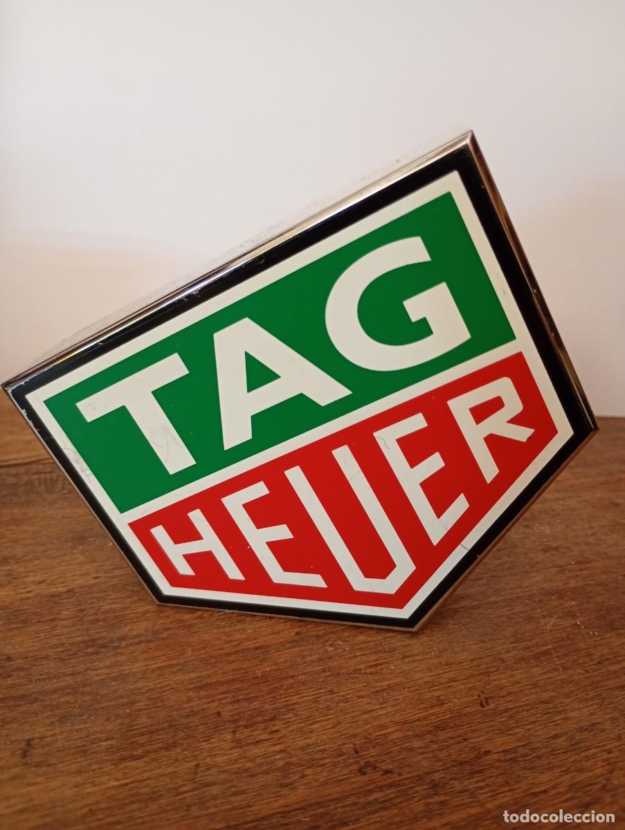 Relojes - TAG Heuer: TAG HEUER. Expositor publicitario. Metal