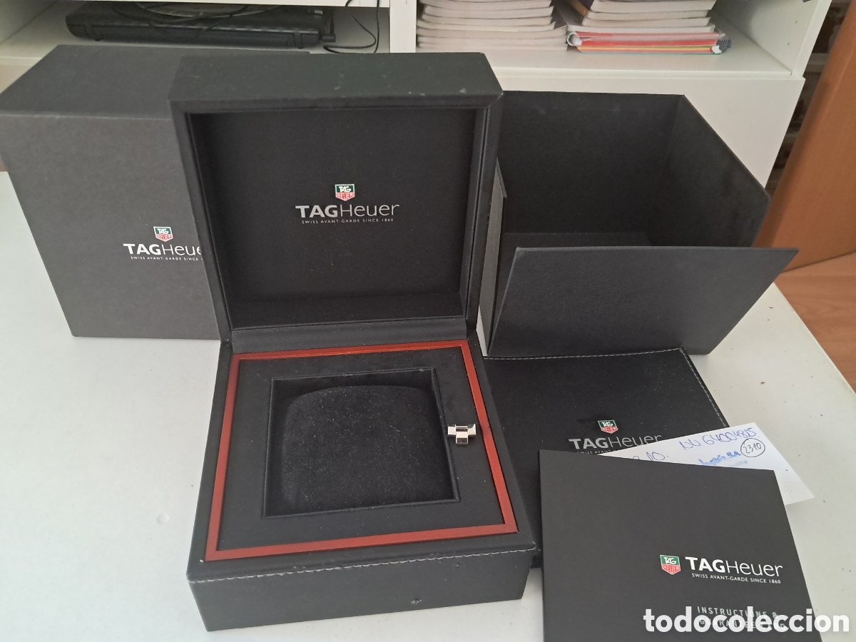 Relojes - TAG Heuer: TAG HEUER , CAJA ,ESTUCHE , DOCUMENTACI&Oacute;N, GARANT&Iacute;A Y UN ESLAB&Oacute;N