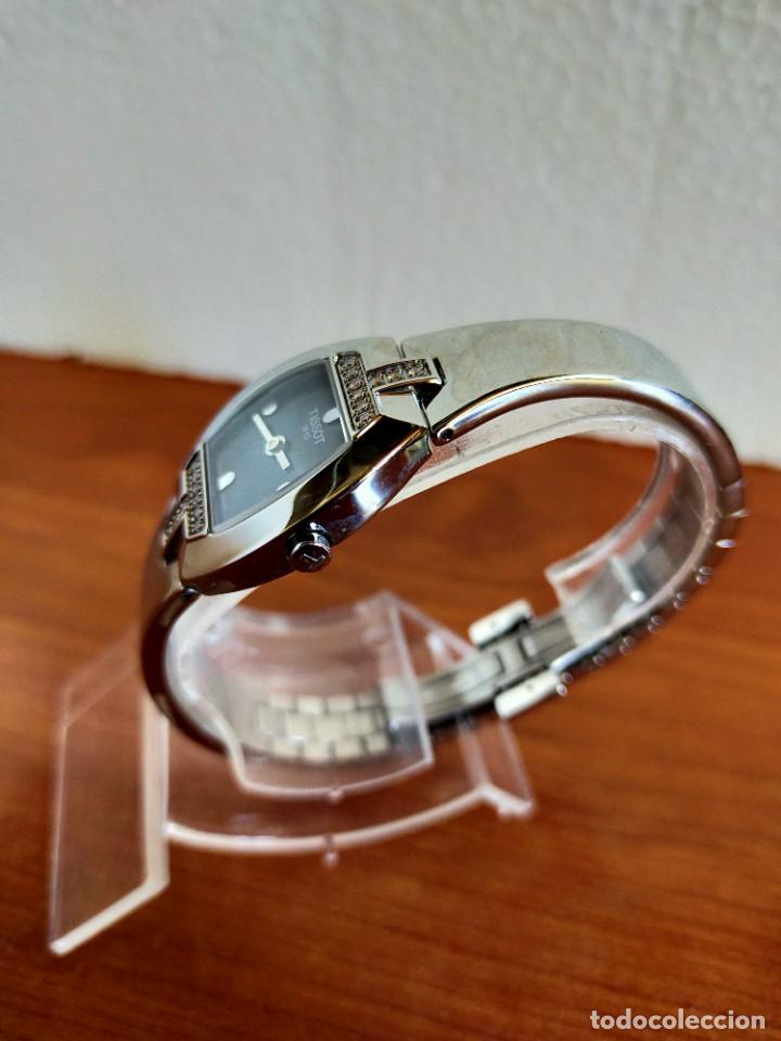 Relojes - Tissot: Reloj señora Tissot de cuarzo Suizo, caja de acero con brillantes correa de acero original Tissot. - Foto 4 - 213907660
