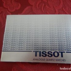 Relojes - Tissot: MANUAL DE INSTRUCCIONES TISSOT. Lote 341954793