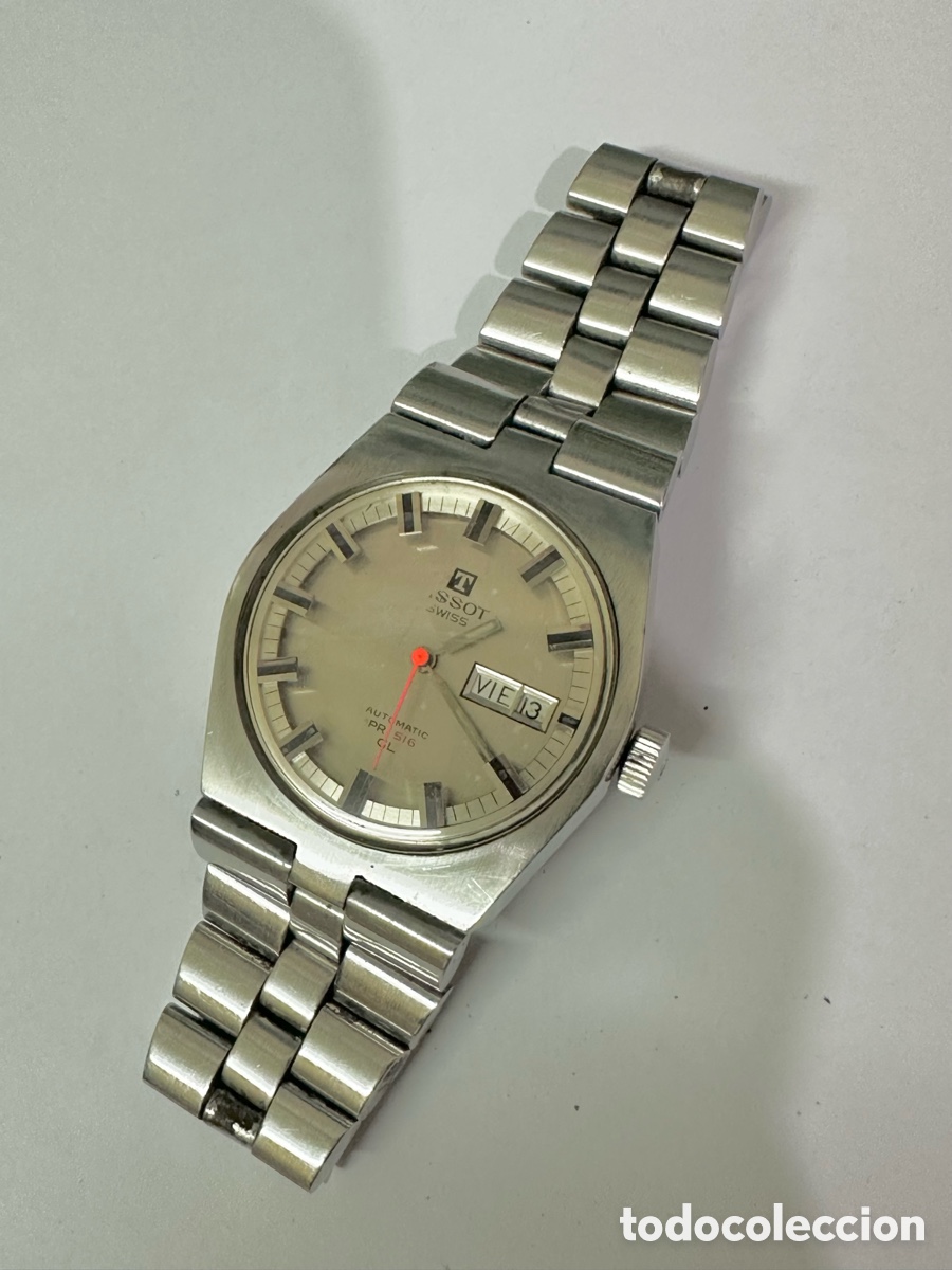 Montres - Tissot: Antiguo Reloj TISSOT PR 516 GL Autom&aacute;tico Con D&iacute;a y Fecha Swiss Vintage todo original