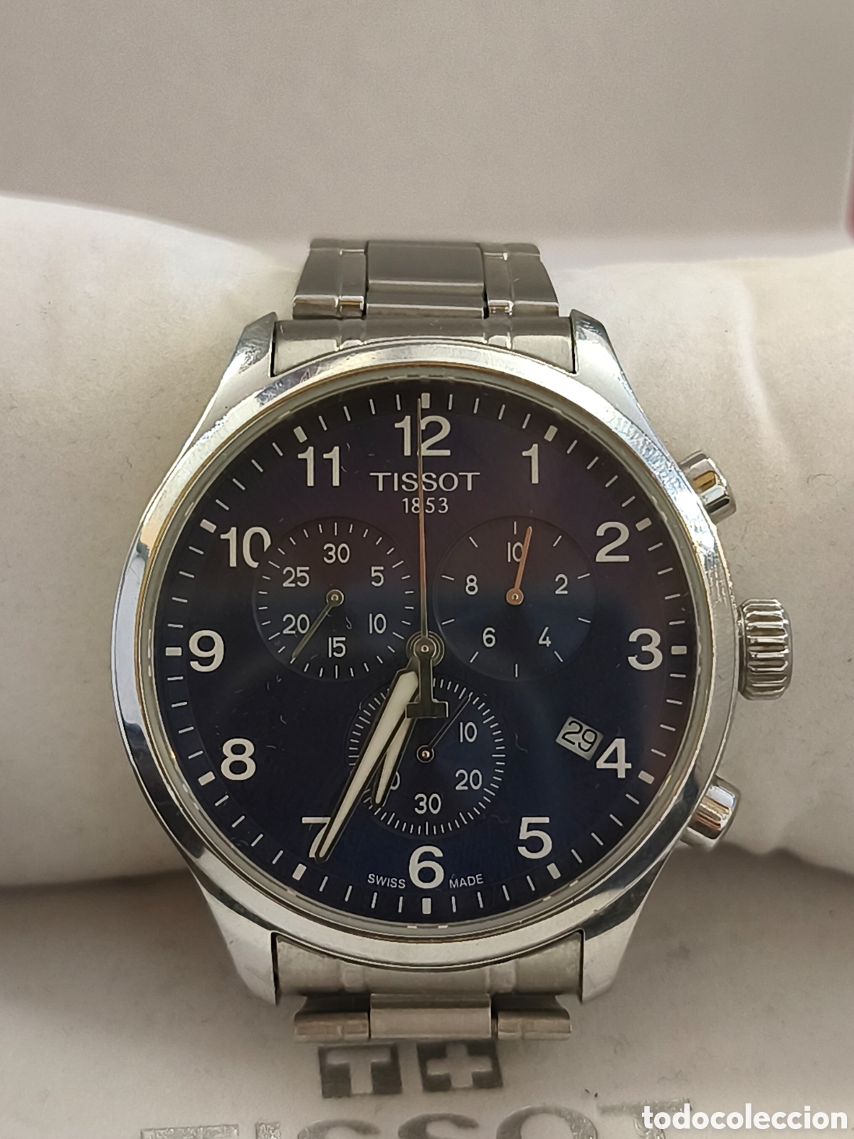 Relojes - Tissot: Reloj tissot 1853 Crono esfera azul