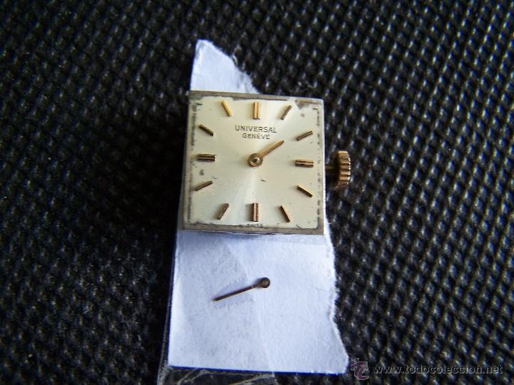 Relojes - Universal: Reloj Universal Geneve maquinaria completa y funcionando - Foto 2