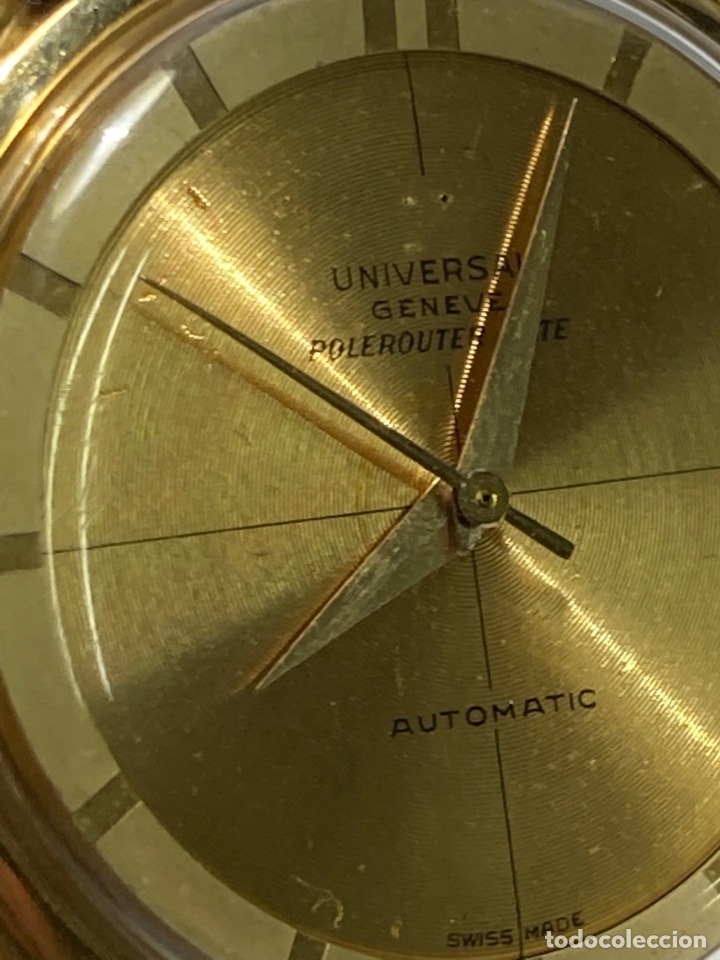 Relojes - Universal: Reloj Univesal geneve Polerouter Date en oro 18kl - Foto 2 - 267110259