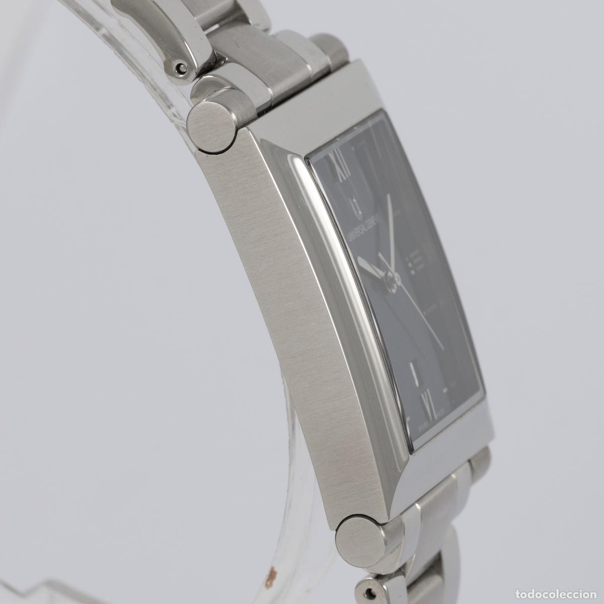 Relojes - Universal: Universal Geneve Quartz Steel Blue Dial Ref: 845.225 - Foto 8