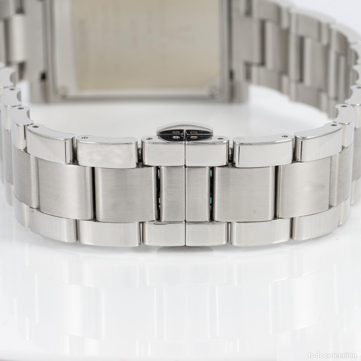 Relojes - Universal: Universal Geneve Quartz Steel Blue Dial Ref: 845.225 - Foto 11
