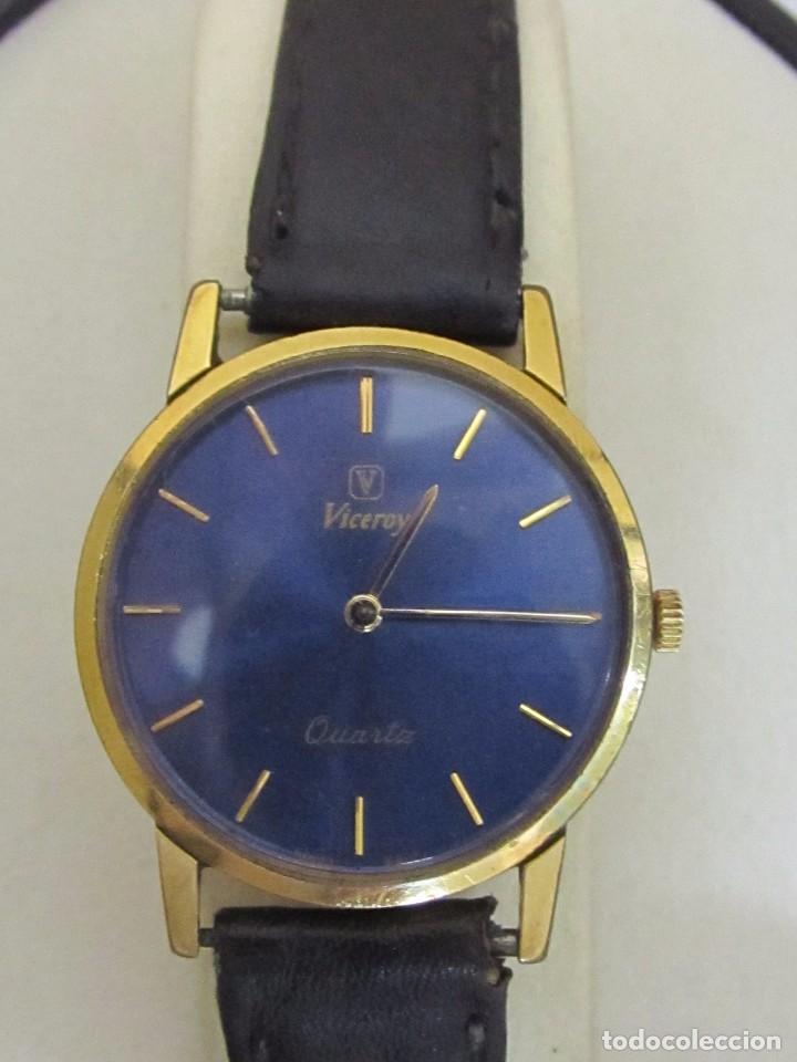 Relojes - Viceroy: RELOJ VICEROY CHAPADO EN ORO - CON ESTUCHE - Foto 2