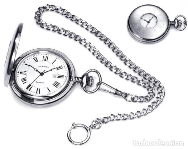 Relojes - Viceroy: Reloj de Bolsillo Viceroy 44095-02 Caballero Acero - Foto 2 - 293370938