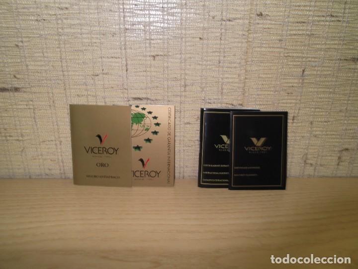 Relojes - Viceroy: 2 juegos de garantias diferentes de Viceroy para relojes de oro.Sin uso,vintage - Foto 3 - 299537158