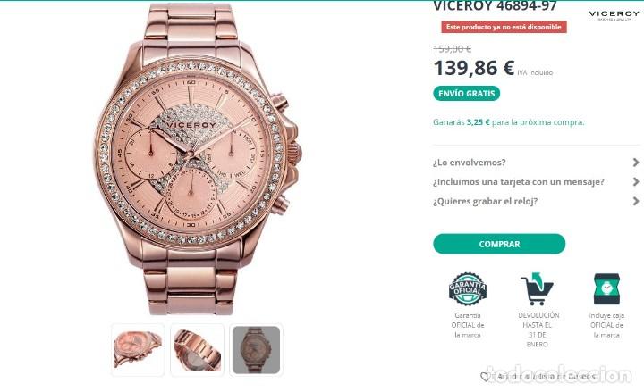 Relojes - Viceroy: Reloj Viceroy Exclusivo 46894 Serie limitada, raro. - Foto 8 - 303965283