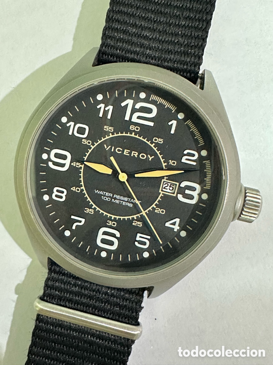 Uhren - Viceroy: Reloj Viceroy pilot con caja de acero y correa de nylon.