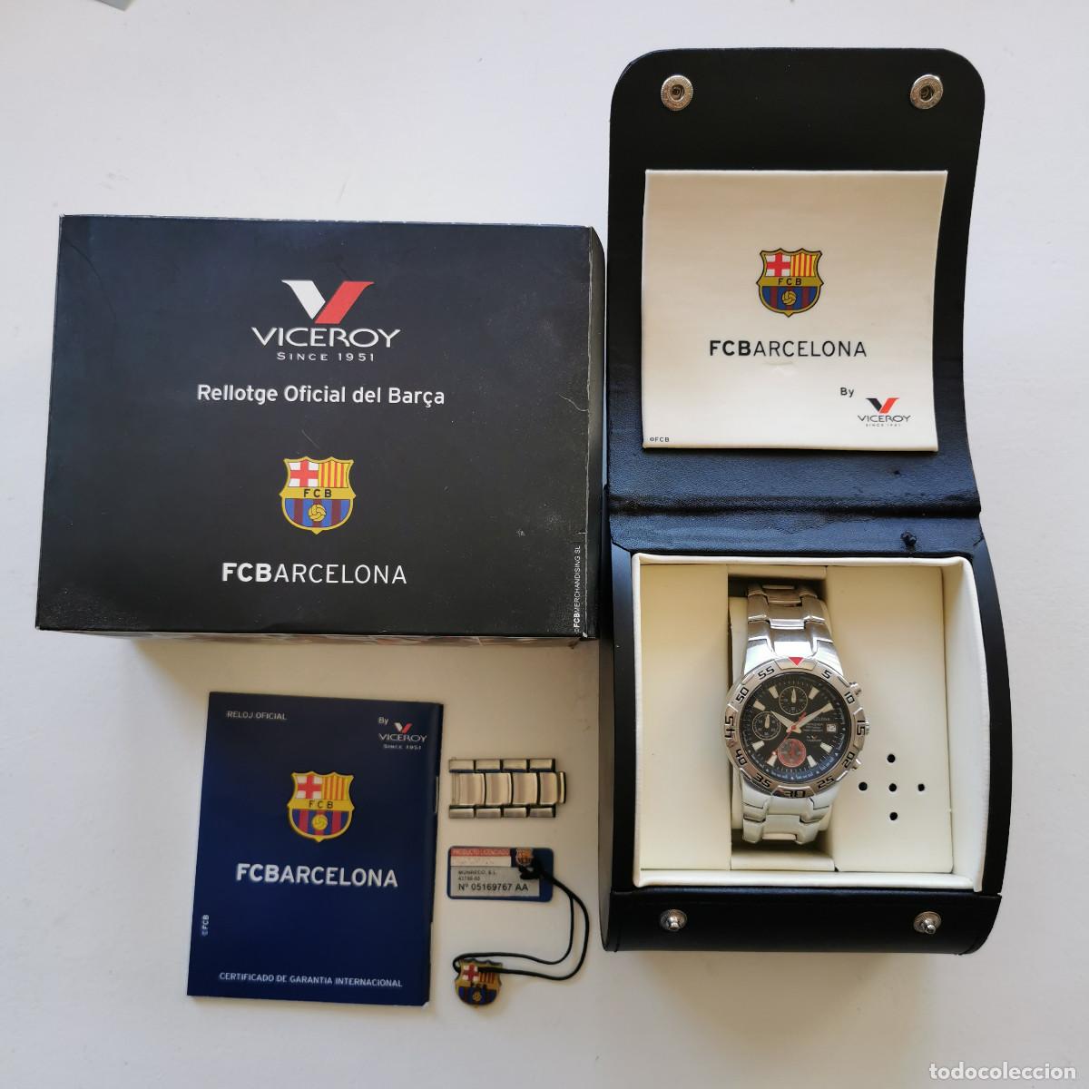 Uhren - Viceroy: Reloj Viceroy FC Barcelona oficial cron&oacute;grafo con caja y documentaci&oacute;n