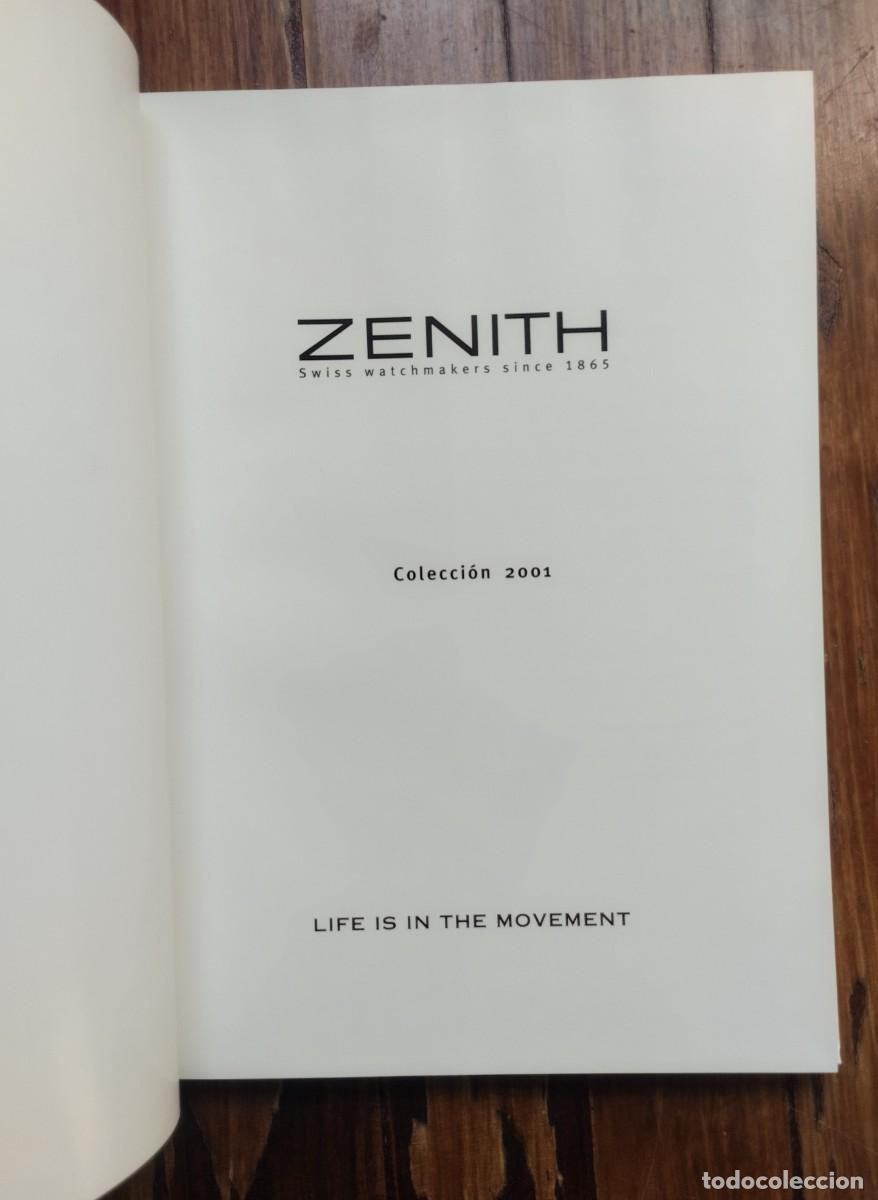 Relojes - Zenith: Cat&aacute;logo de relojes Zenith Colecci&oacute;n 2001 con lista de precios. - Foto 6