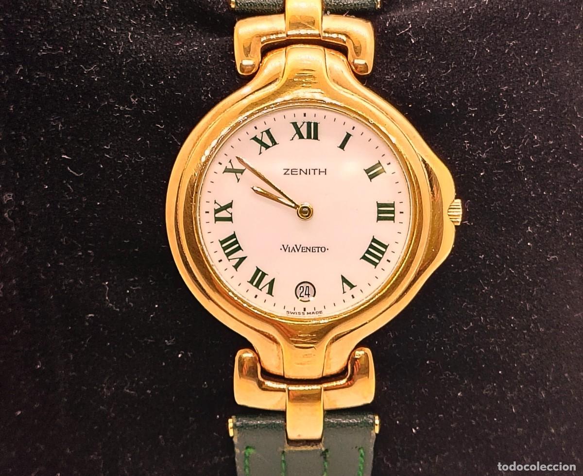Relojes - Zenith: ZENITH - VIA VENETO DAMA - MOVIMIENTO CUARZO ZENITH 29.80 - REF. 27.020.115 - ACERO DORADO