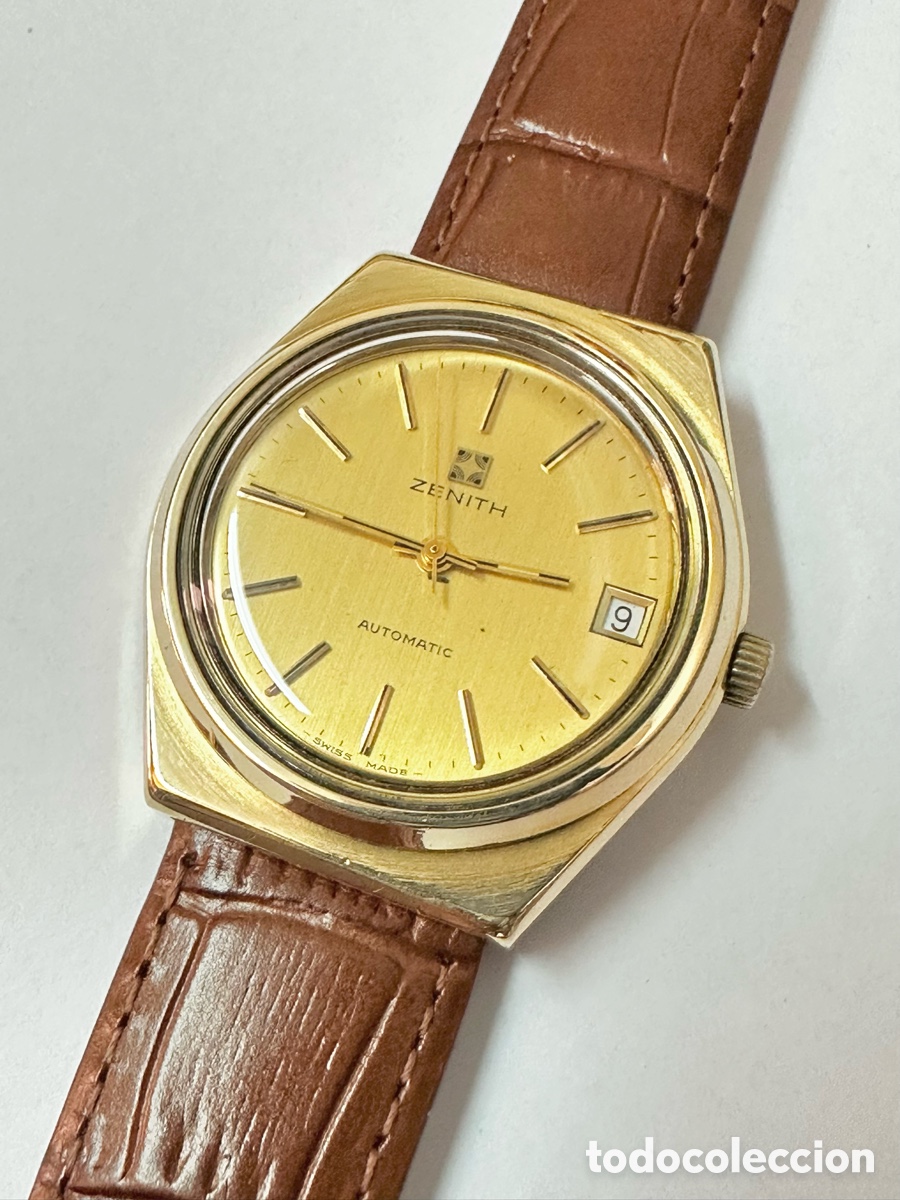 Uhren - Zenith: Antiguo Reloj ZENITH Automatic Calendar Swiss Vintage