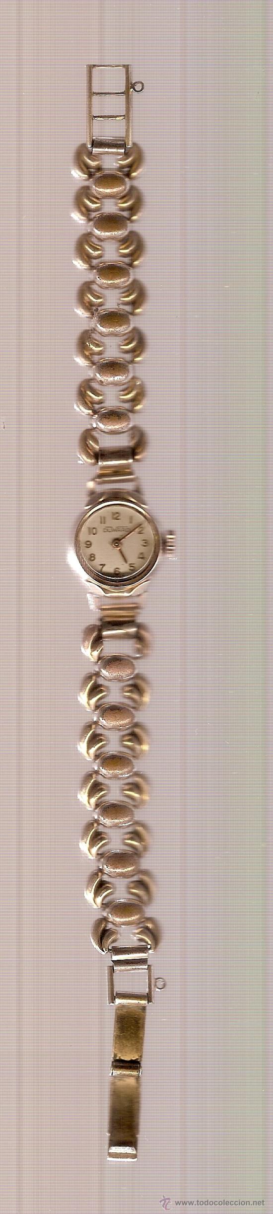 Watches: RELOJ DUWARD PULSERA DE SE&Ntilde;ORA MECANISMO MANUAL 20 MICRONES ORO