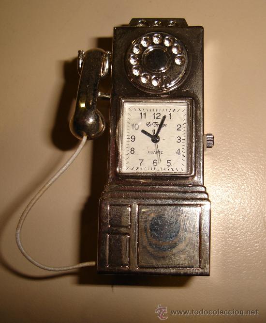 Relojes: RELOJ DE COLECCION CON FORMA DE CABINA. MARCA LE TEMPS, QUARTZ - Foto 1