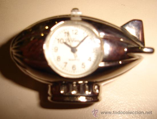 Relojes: RELOJ DE COLECCION CON FORMA DE ZEPPELIN. MARCA LE TEMPS, QUARTZ - Foto 1