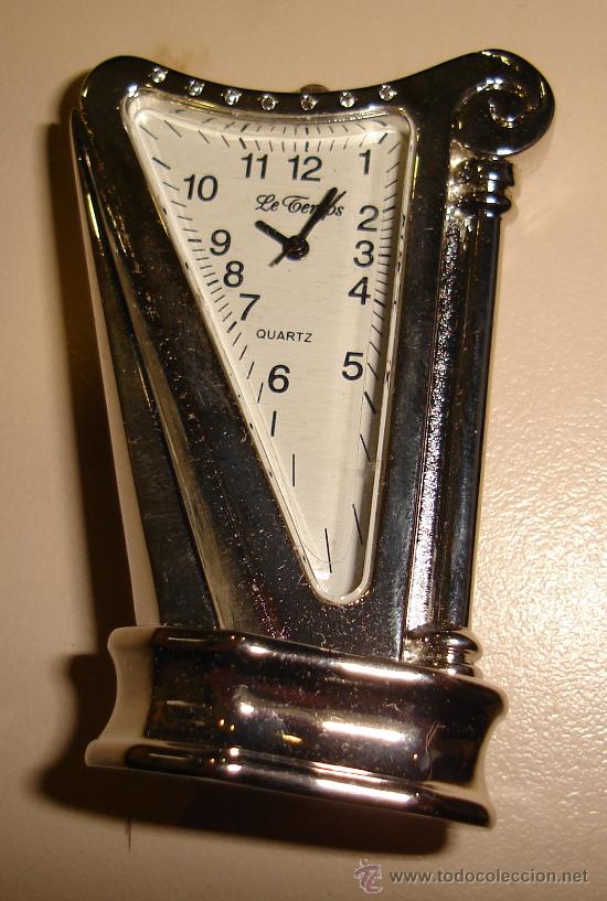 Relojes: RELOJ DE COLECCION CON FORMA DE ARPA. MARCA LE TEMPS, QUARTZ - Foto 1