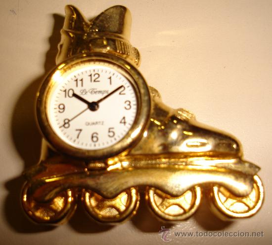 Relojes: RELOJ DE COLECCION CON FORMA DE PATIN. MARCA LE TEMPS, QUARTZ - Foto 1