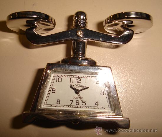 Relojes: RELOJ DE COLECCION CON FORMA DE BALANZA. MARCA LE TEMPS, QUARTZ - Foto 1