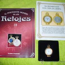 Relojes: RELOJ DE BOLSILLO SABONETA CON TAPA DE CRISTAL DE COLECCION DEL 2002. Lote 30367108