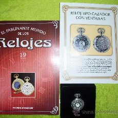 Relojes: RELOJ DE BOLSILLO TIPO CAZADOR CON VENTANAS DE COLECCION DEL 2002. Lote 30367621
