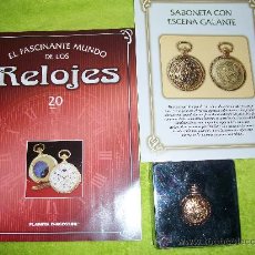 Relojes: RELOJ DE BOLSILLO SABONETA CON ESCENA GALANTE DE COLECCION DEL 2002. Lote 30370640