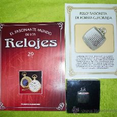 Relojes: RELOJ DE BOLSILLO SABONETA DE FORMA CUADRADA DE COLECCION DEL 2002. Lote 30372680