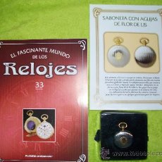Relojes: RELOJ DE BOLSILLO SABONETA CON AGUJAS DE FLOR DE LIS DE COLECCION DEL 2002. Lote 30373532