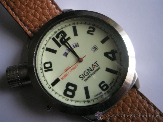 Relojes: ENORME RELOJ DE PULSERA MARCA -  SIGNAT. - Foto 1