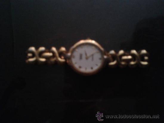 Relojes: ORIENT DE SE&Ntilde;ORA.........CUARZO............DORADO...........FUNCIONANDO - Foto 2