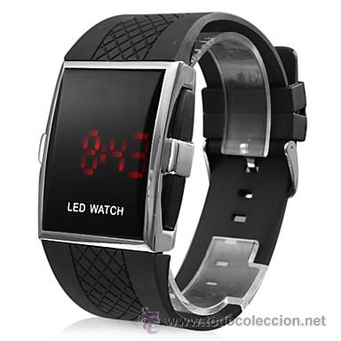 Relojes: RELOJ PULSERA DE LED ROJO UNISEX &middot; NUEVO - Foto 1