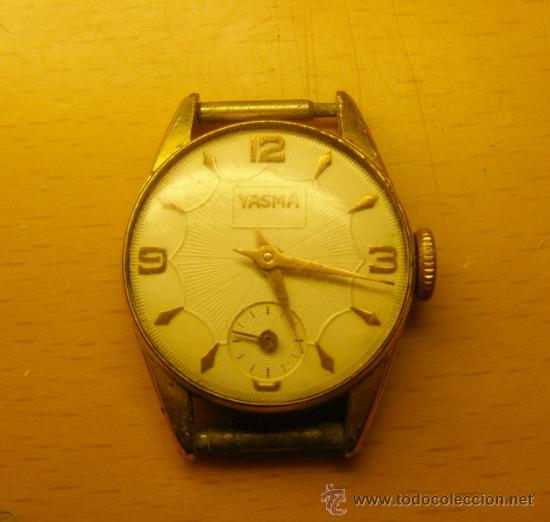 Relojes: Reloj  marca YASMA,  caja ba&ntilde;ada en oro . - Foto 1